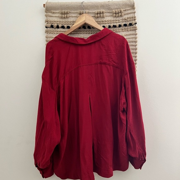 Free People Scarlet Button-Down Shirt - Picture 7 of 12